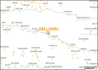 map of Galli Khel