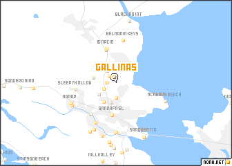 map of Gallinas