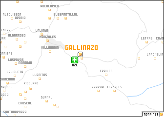 map of Gallinazo