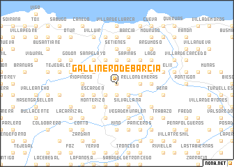 map of Gallinero de Barcia