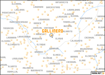 map of Gallinero