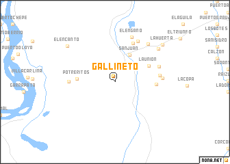 map of Gallineto