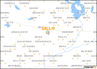 map of Gallin