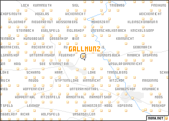 map of Gallmünz