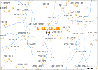 map of Gallocrudo