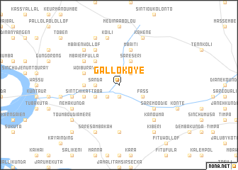 map of Gallo Koye