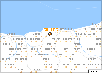 map of Gállos
