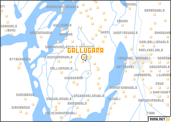 map of Gallūgāra