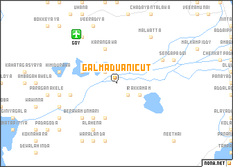 map of Galmadu Anicut