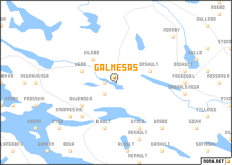 map of Galmesås