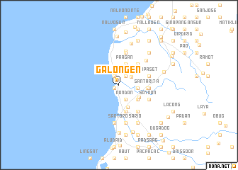 map of Galongen
