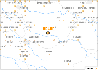 map of Galʼon