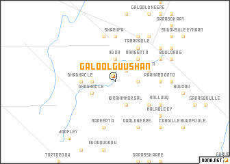 map of Galool Guushan