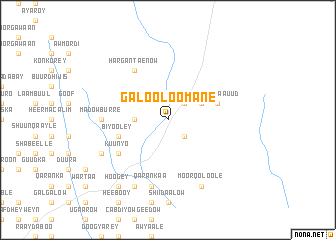 map of Galool Oomane