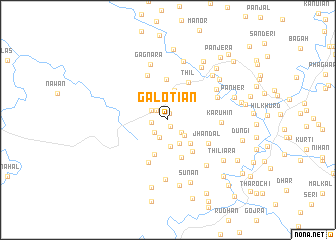map of Galotiān