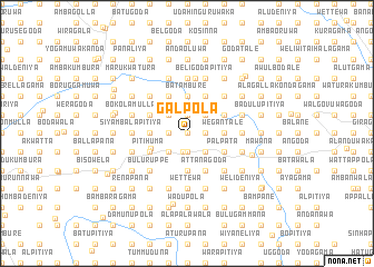 map of Galpola
