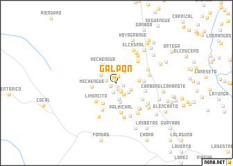 map of Galpón