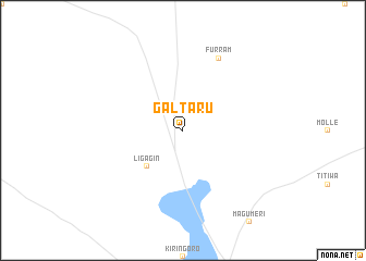 map of Galtaru
