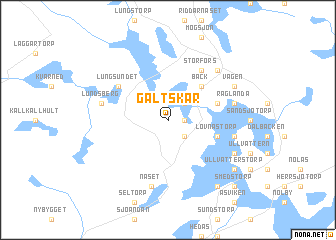 map of Galtskär