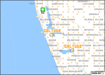 map of Galtude