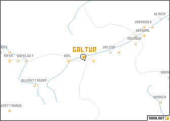 map of Galtür