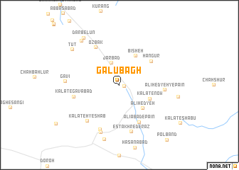 map of Galū Bāgh