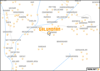 map of Galūmonān