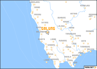 map of Galung