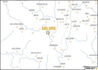 map of Galung