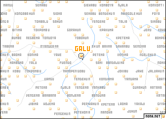 map of Galu