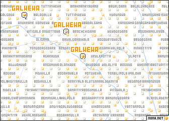 map of Galwewa