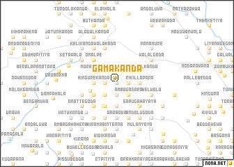map of Gamakanda