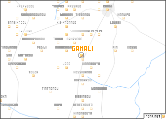 map of Gamali