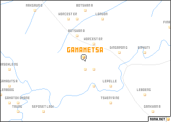 map of Ga-Mametsa