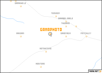 map of Ga-Maphoto