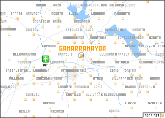 map of Gamarra Mayor