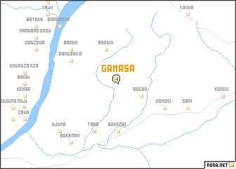 map of Gamasa