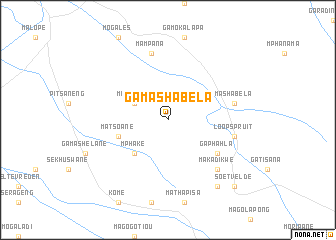 map of Ga-Mashabela