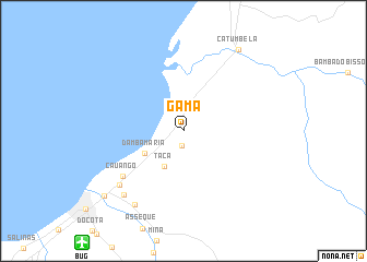 map of Gama