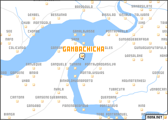 map of Gambachicha