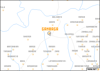 map of Gambaga