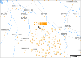 map of Gambang