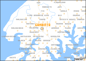 map of Gambinta