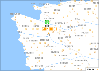map of Gamboci