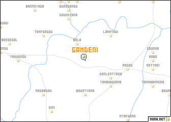 map of Gamdéni