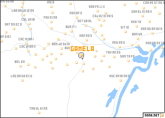 map of Gamela