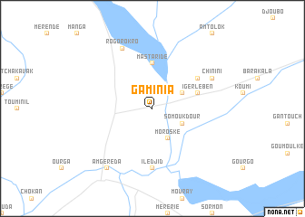 map of Gaminia