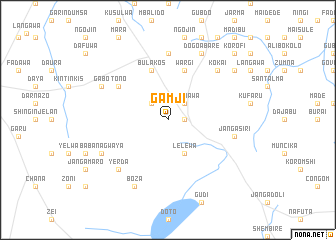 map of Gamji