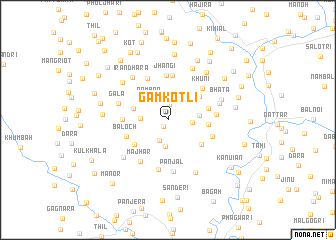 map of Gām Kotli