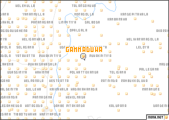 map of Gammaduwa